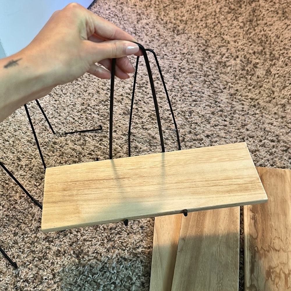 Set of 4 urban mini shelves